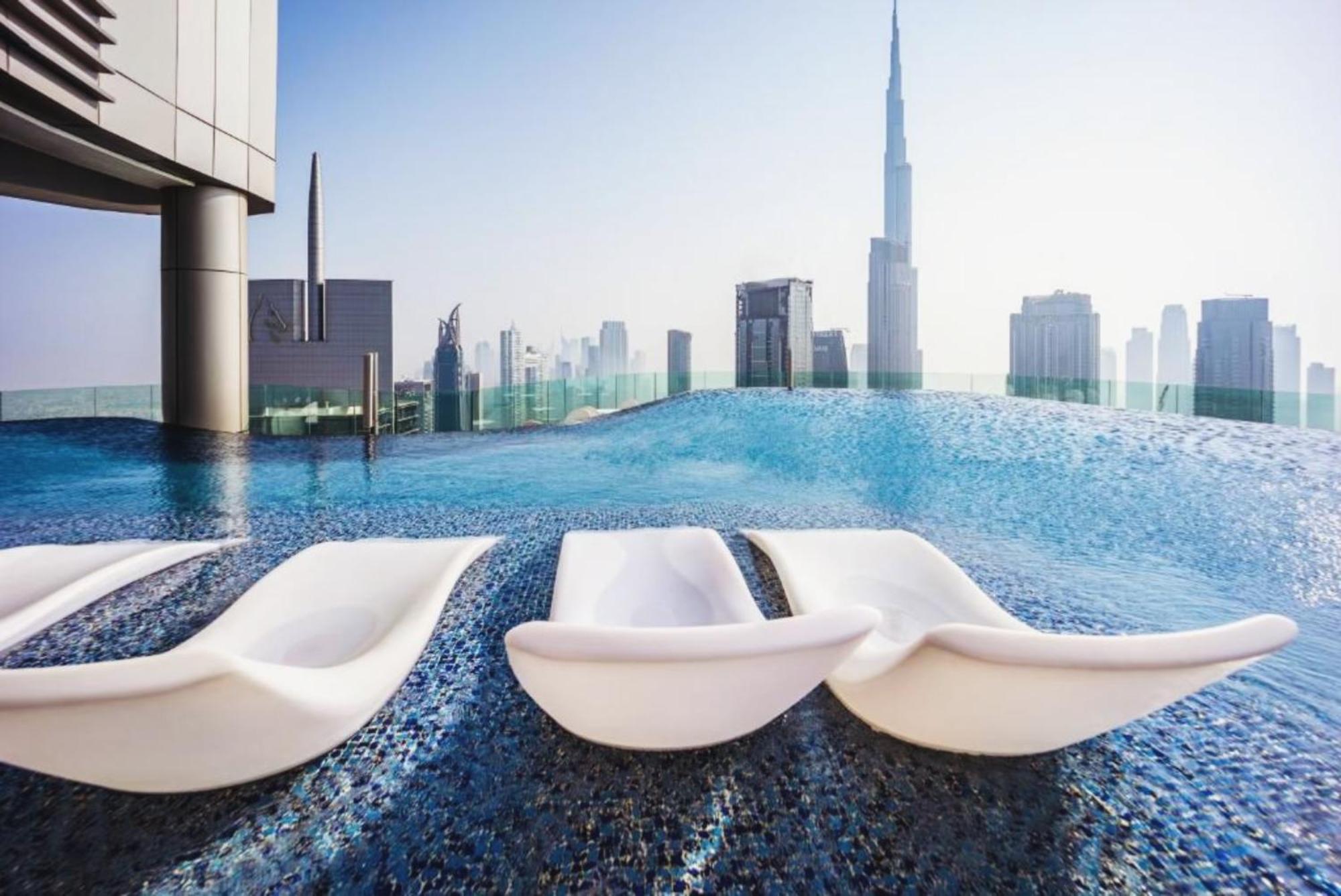 Paramount Tower Hotel And Residences With Infinity Sky Pool Dubái Exterior foto